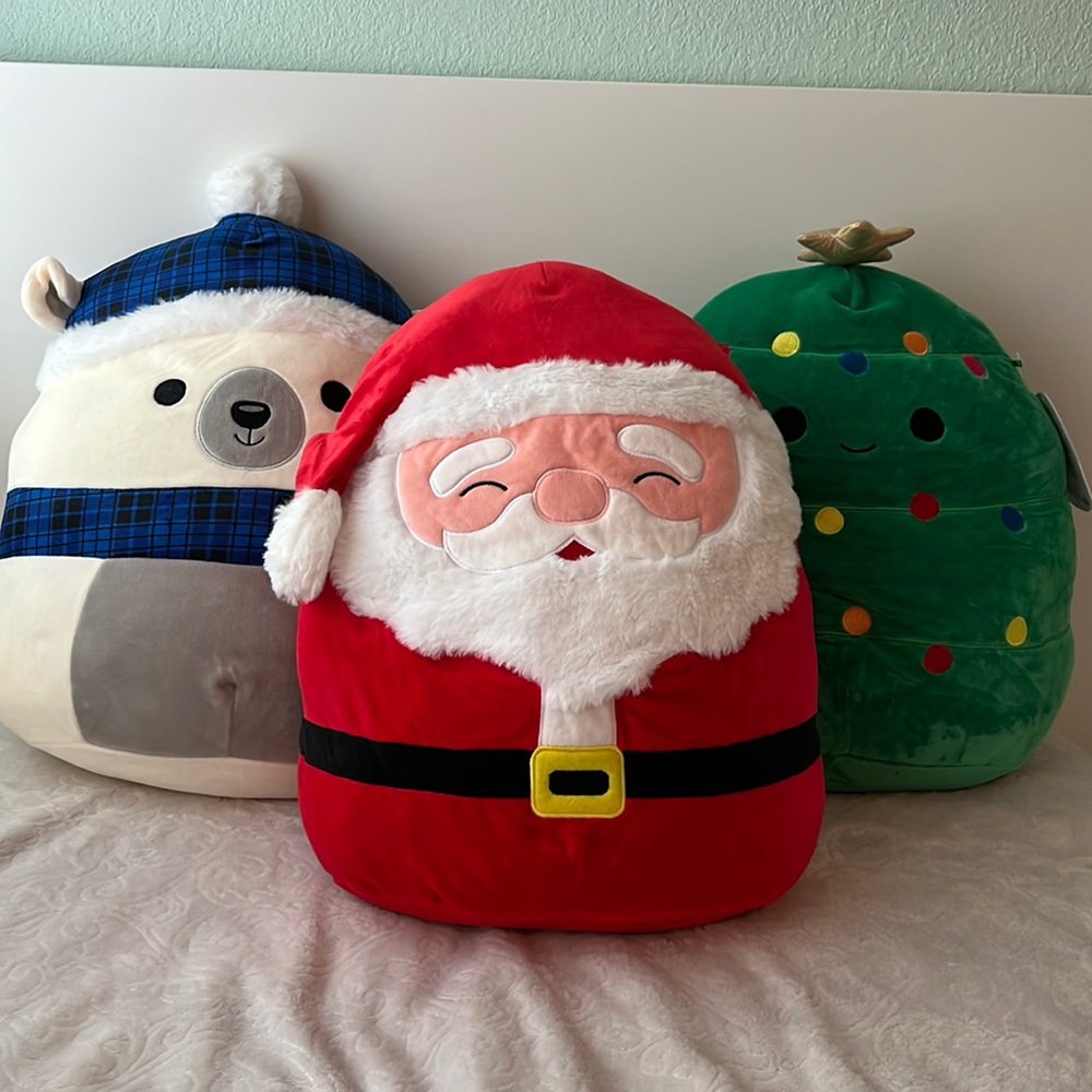 Christmas set of 3 Squishmallows